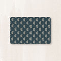 Navy Rainbow Pattern Fitted Crib Sheet, alternate view