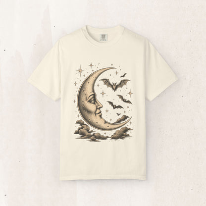 Crescent Moon & Bats Tee