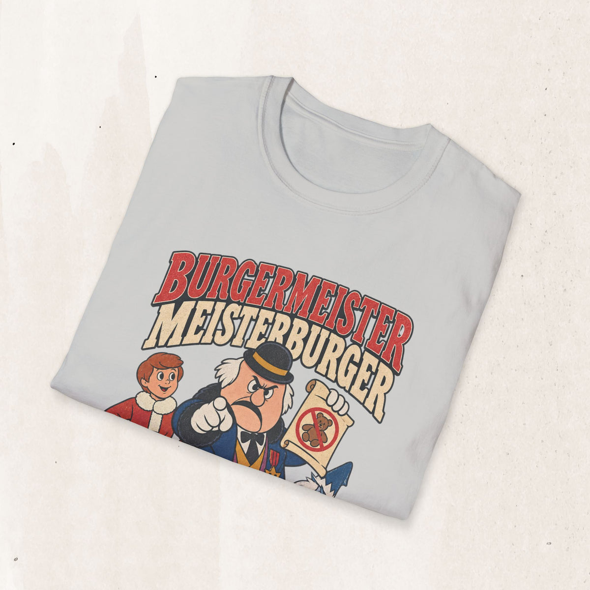 Burgermeister Meisterburger Shirt, Retro Poster Graphic Tee Unisex Printify