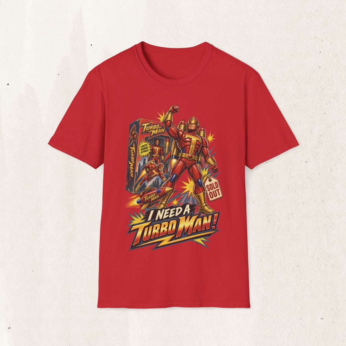 Turbo Man Graphic Tee - Jingle All The Way