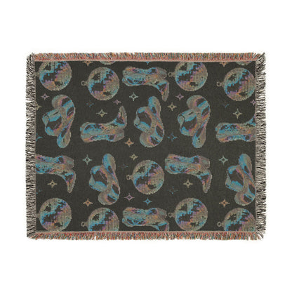 Rainbow Cowboy Woven Blanket