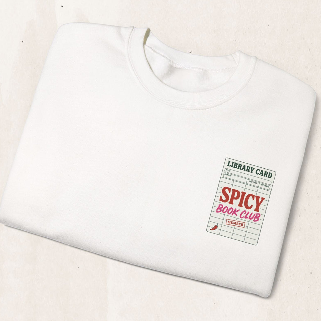 Spicy Book Club Crewneck Sweatshirt Printify