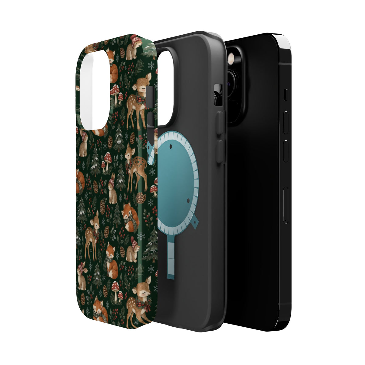 Woodland Fox & Deer MagSafe Phone Case, alternate view