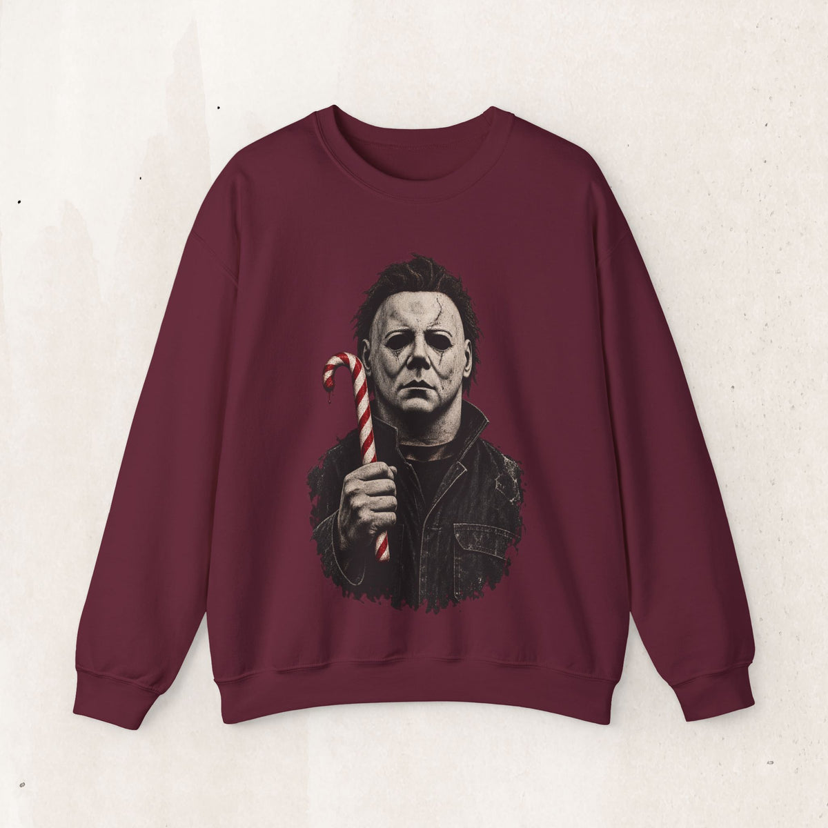 Michael Myers Candycane Crewneck Sweatshirt