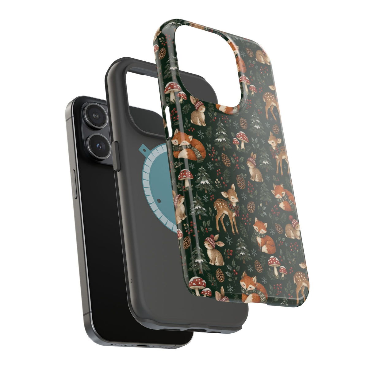 Woodland Fox & Deer MagSafe Phone Case, alternate view