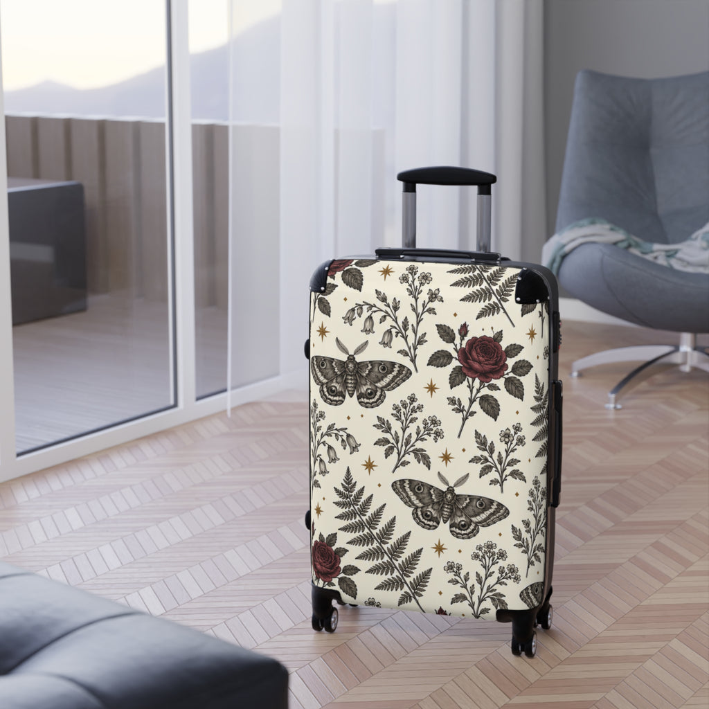 Botanical Moth & Rose Luggage