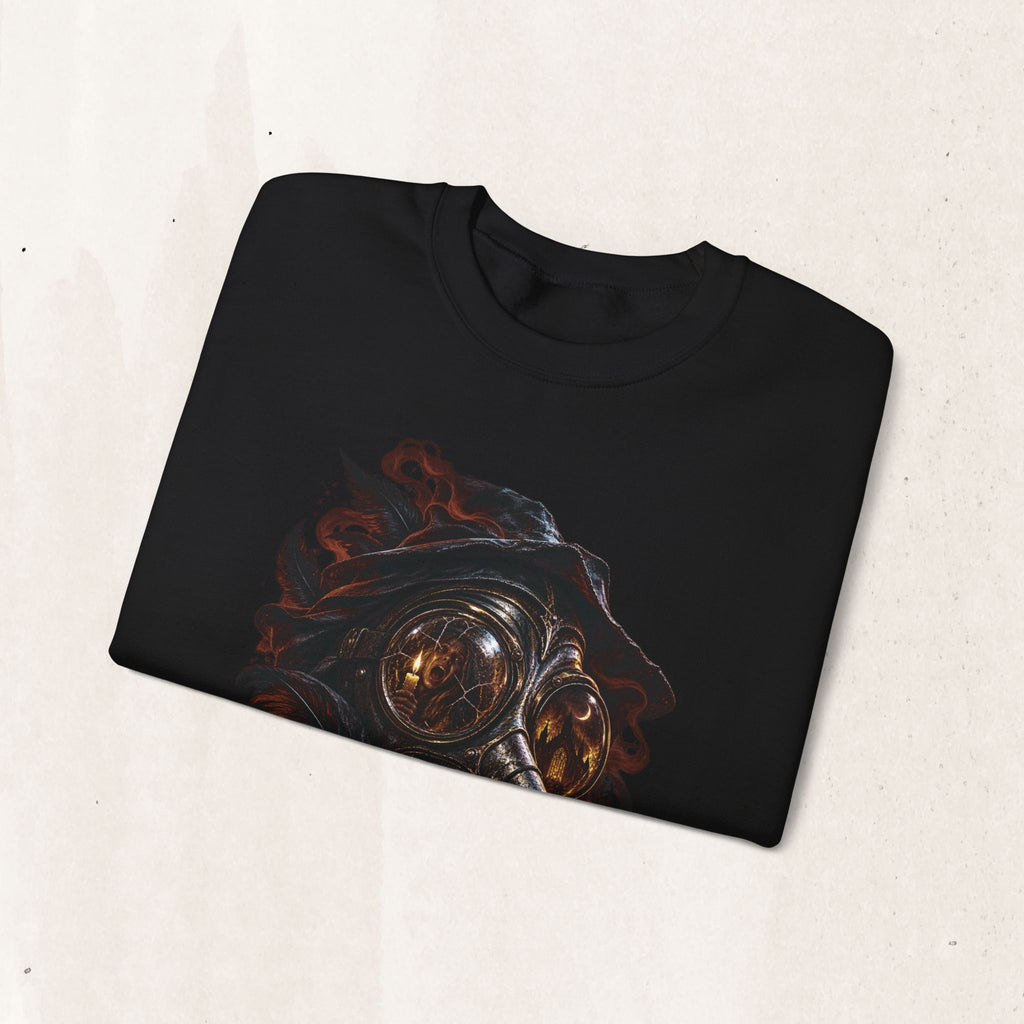 Plague Doctor Mask Crewneck Sweatshirt Printify