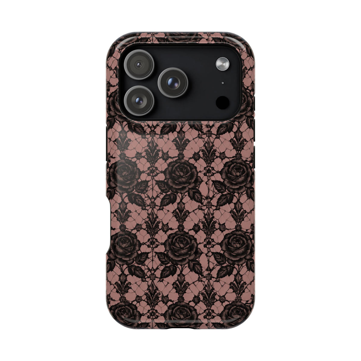 Vintage Black Rose Phone Case