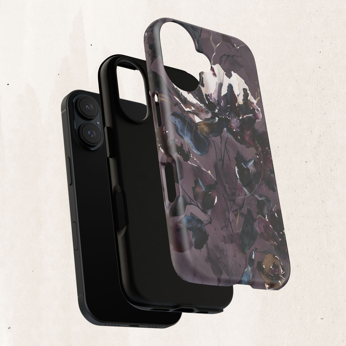 Floral Noir Magnetic Phone Case