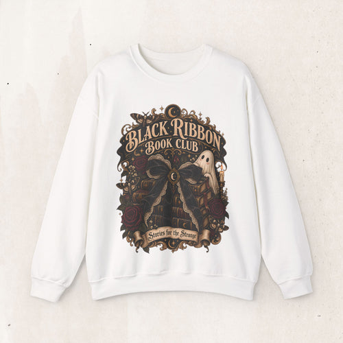Black Ribbon Book Club Crewneck Sweatshirt
