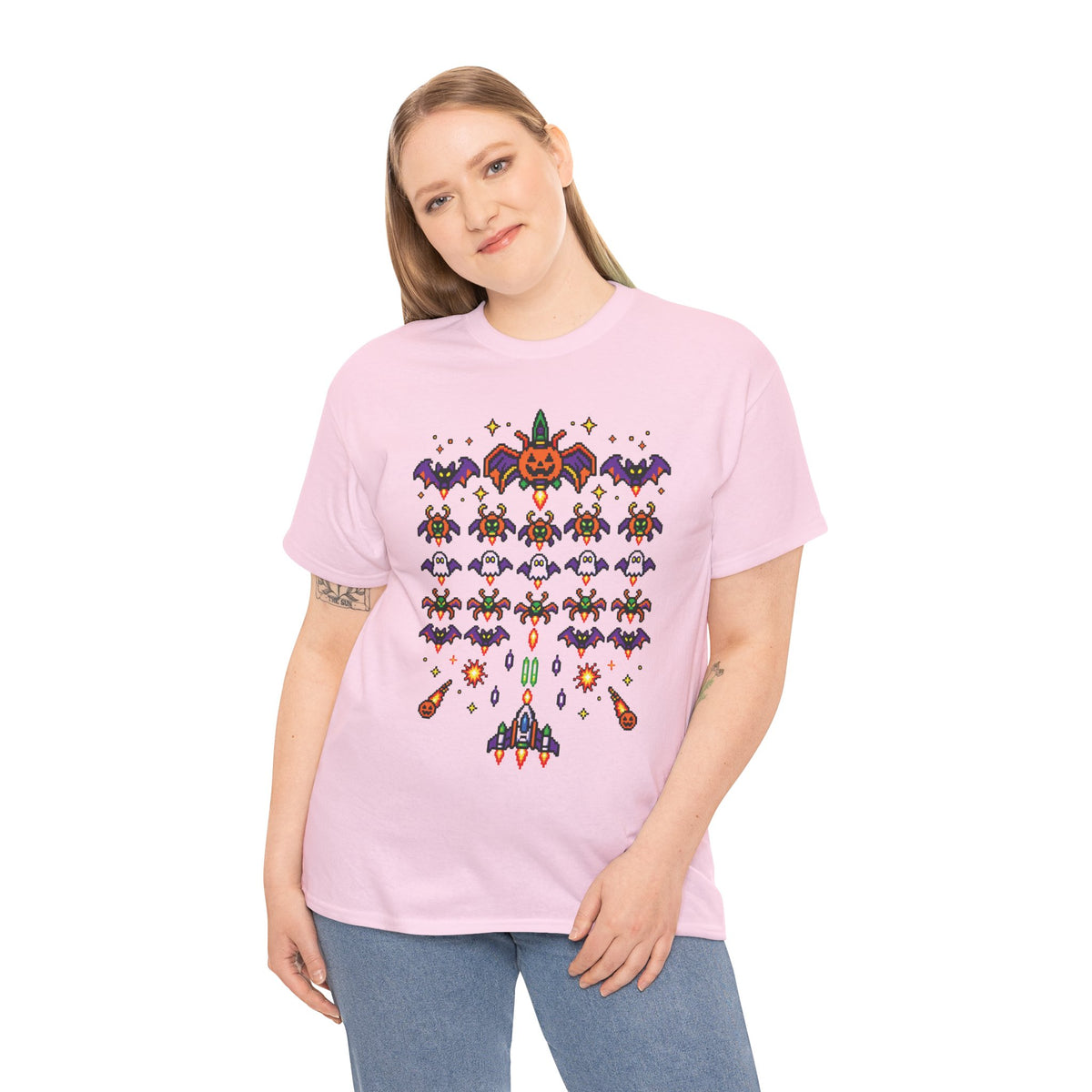 Halloween Galaga Graphic Tee