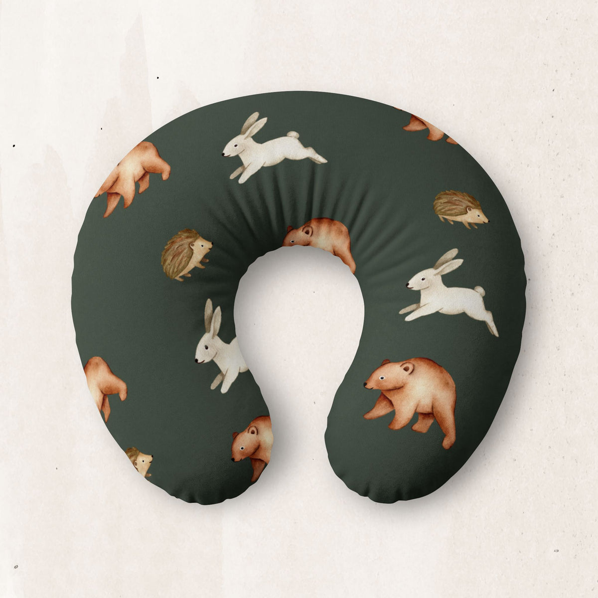 Woodland Winter Nursing Pillow Cover