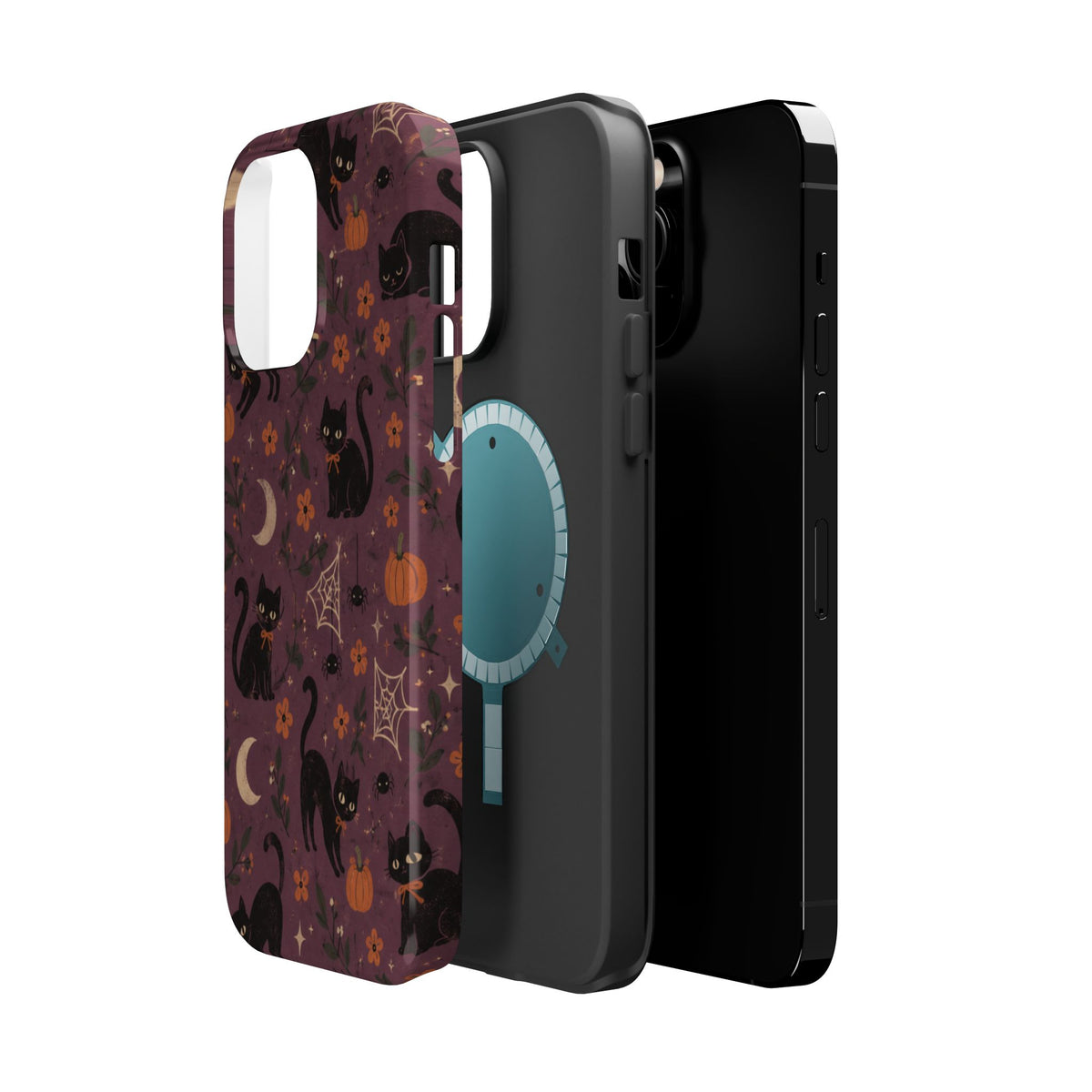 Halloween Black Cat MagSafe Phone Case, alternate view