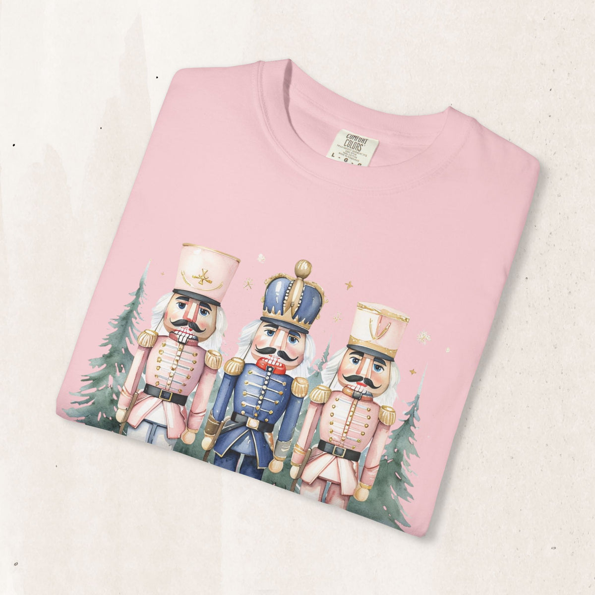 Christmas Nutcracker T-Shirt, Relaxed Unisex Holiday Tee Gift Tee