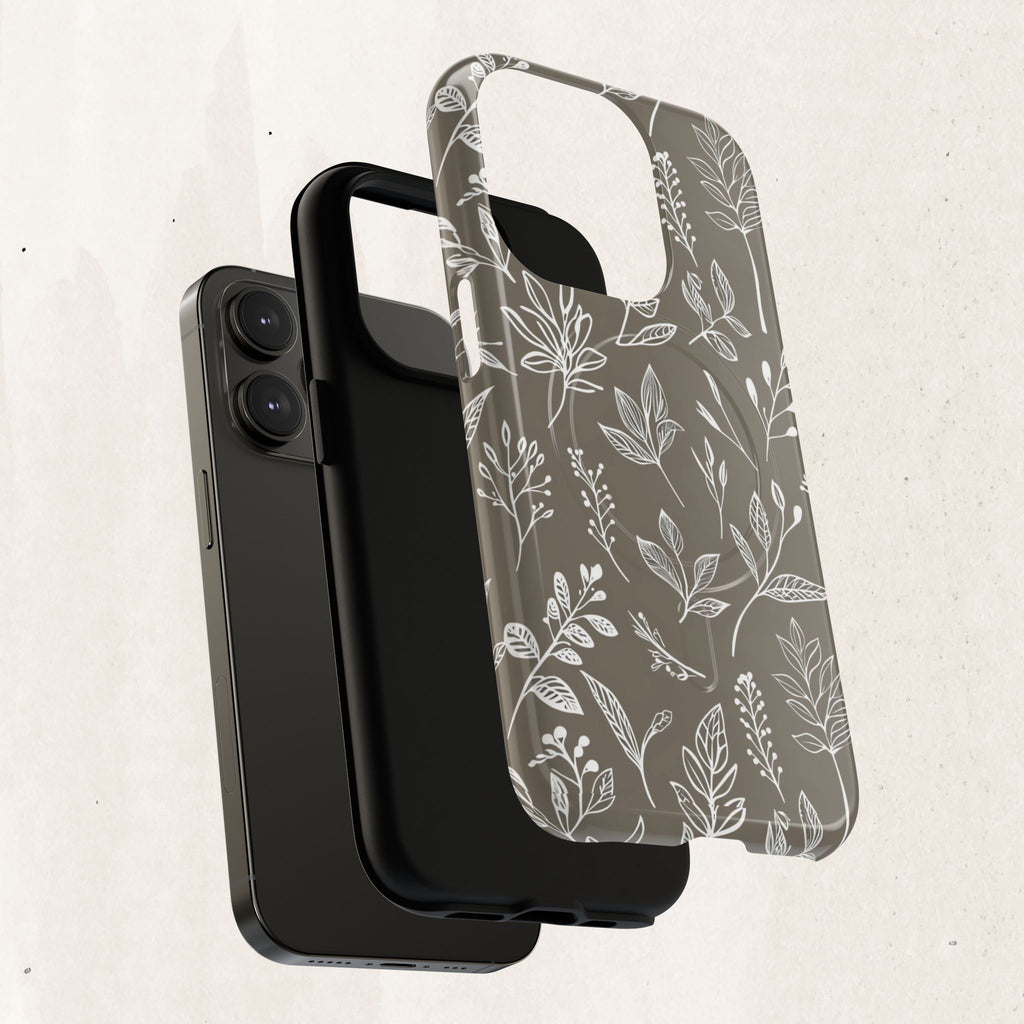 Botanical Leaf Tough Magnetic Phone Case
