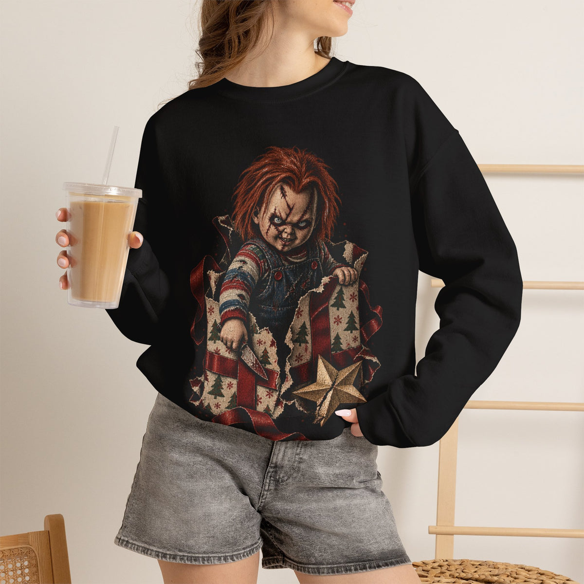 Chucky Christmas Crewneck Sweatshirt