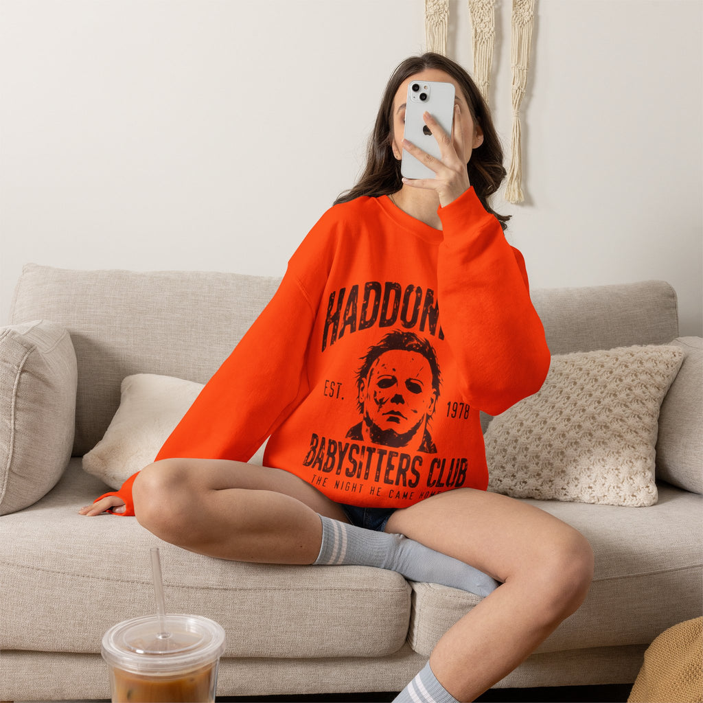 Haddonfield Babysitters Club CrewneckSweatshirt