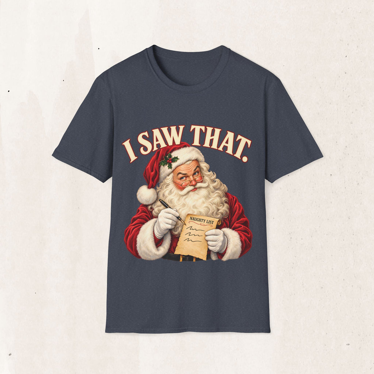Santa Claus "I Saw That" Graphic Tee