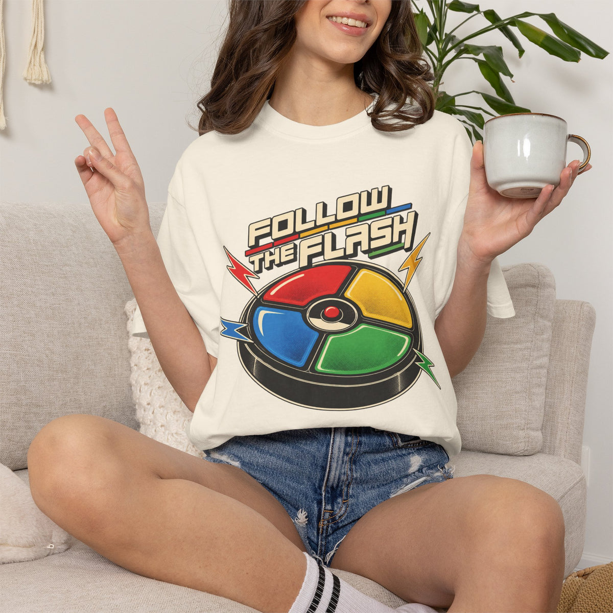Follow The Flash Simon Graphic Tee