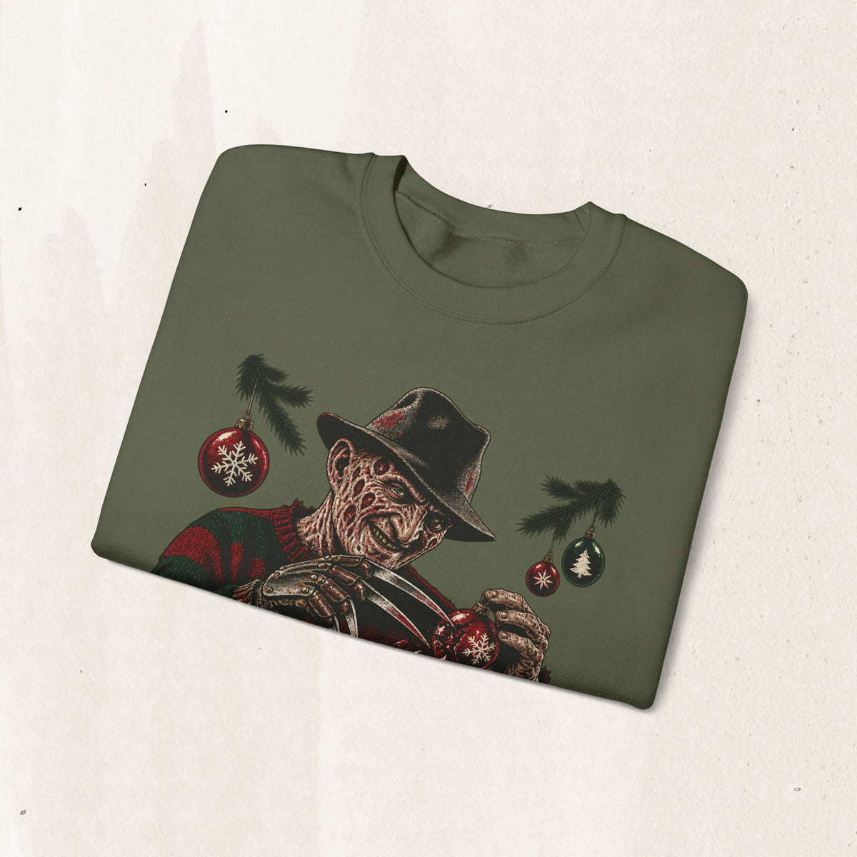 Freddy Krueger Christmas Crewneck Swearshirt
