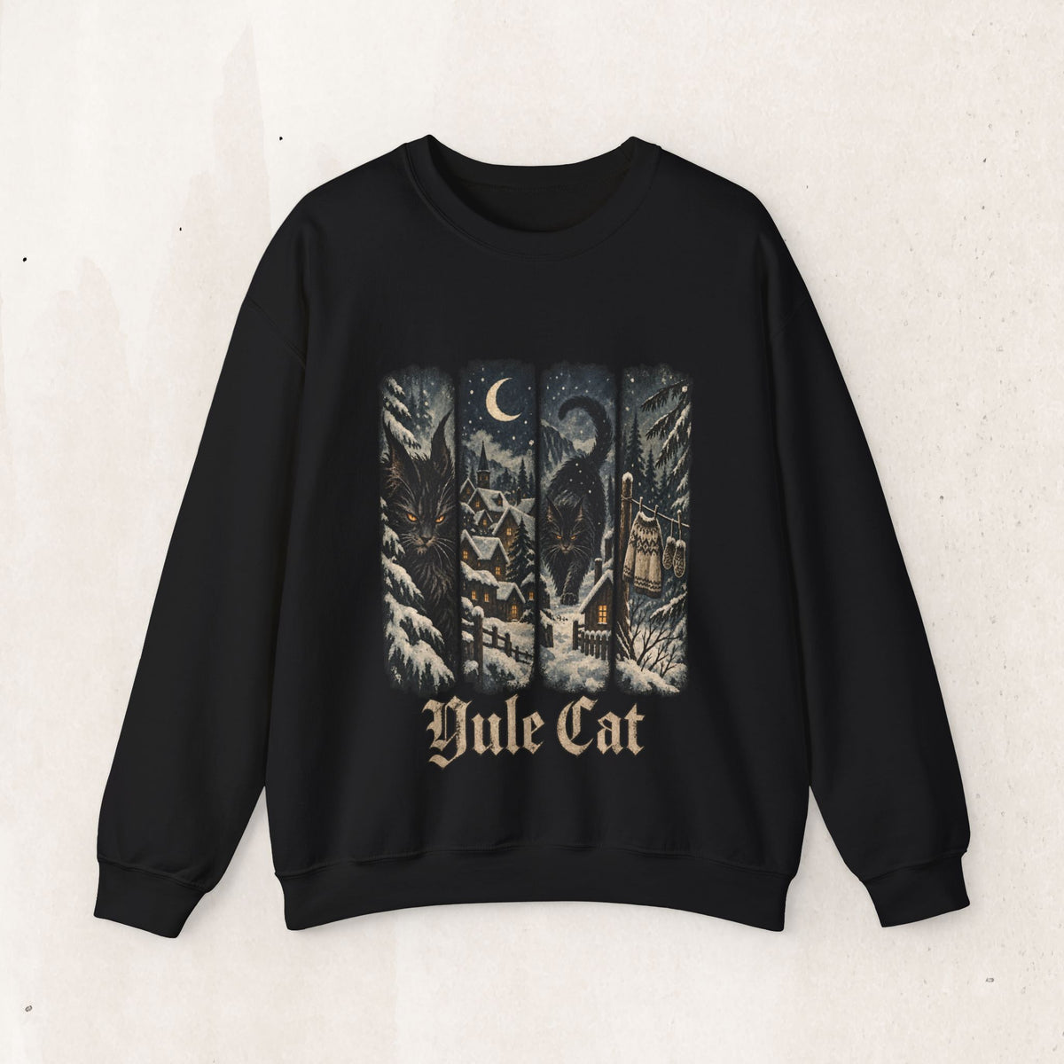 Yule Cat Christmas sweatshirt