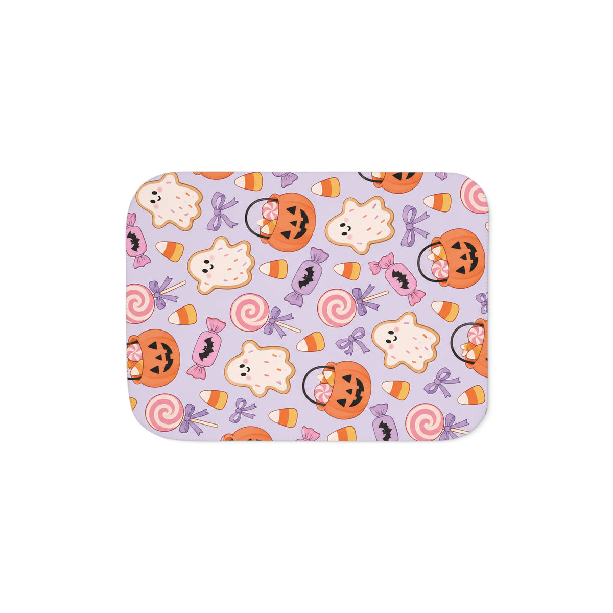 Halloween Candy Sherpa Blanket