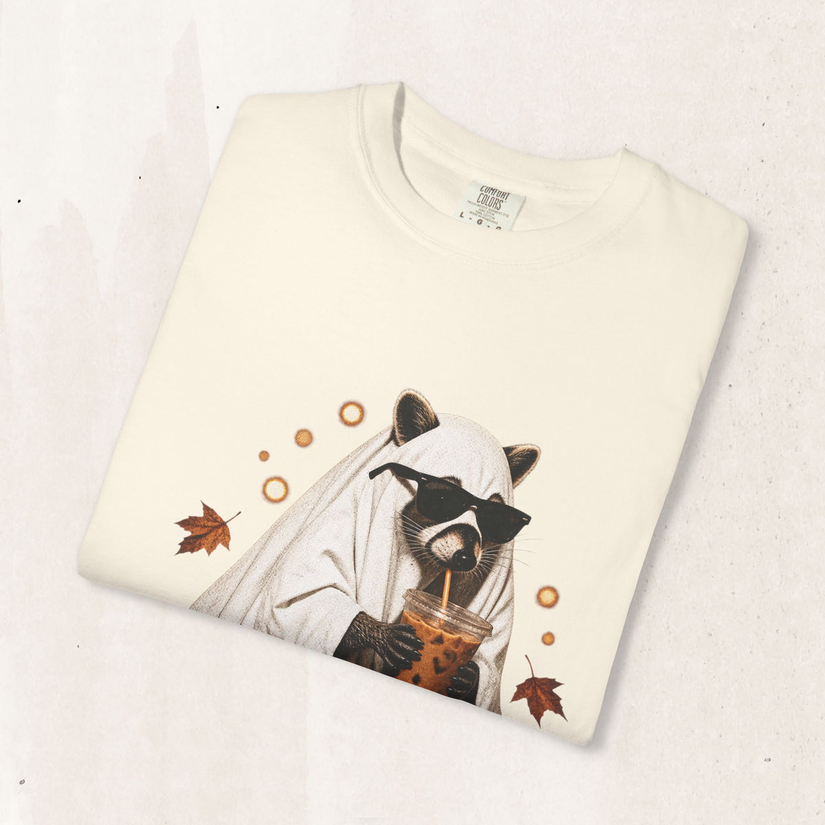Halloween Raccoon Ghost Costume Tee
