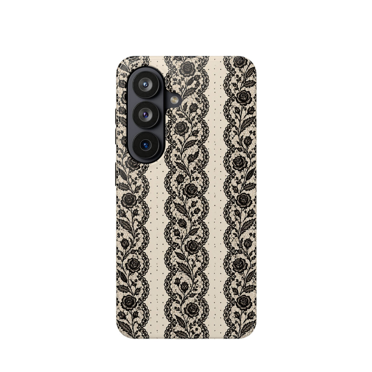 Lace Stripes Magnetic Phone Case, alternate view