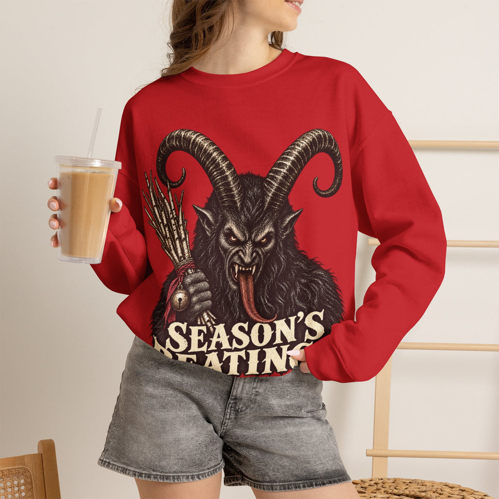 Krampus Christmas Crewneck Sweatshirt