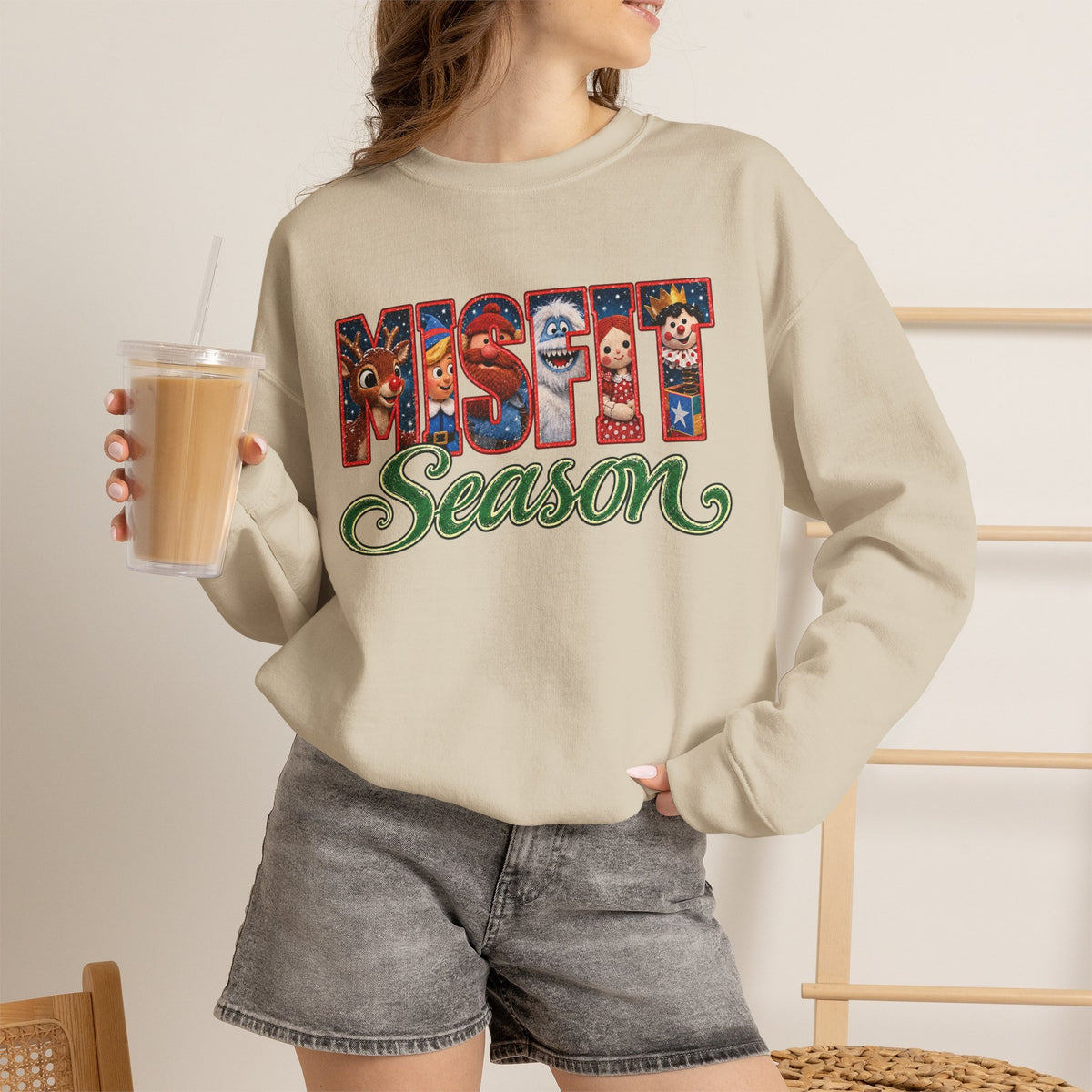 Rudolph "Misfit Season" Crewneck Sweatshirt
