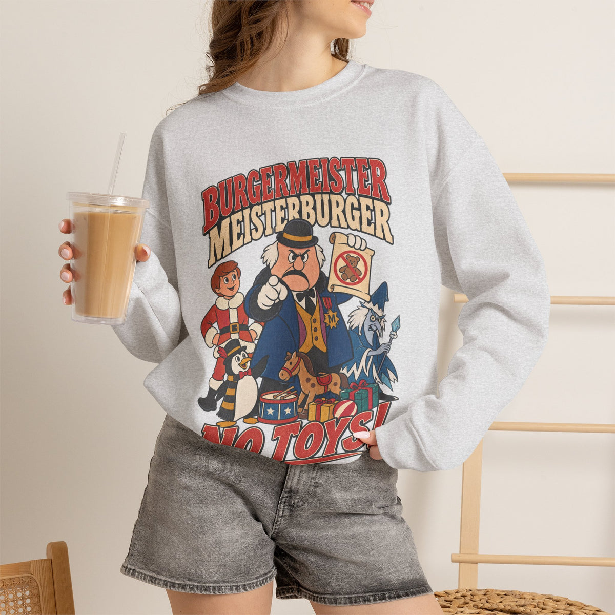 Meisterburger 'No Toys!' Crewneck Sweatshirt