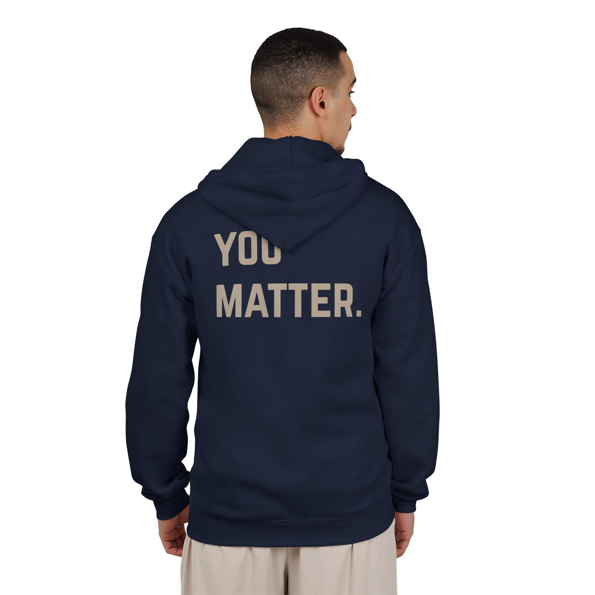 You Matter. Zip Up Hoodie | Suicide Awareness Back Print