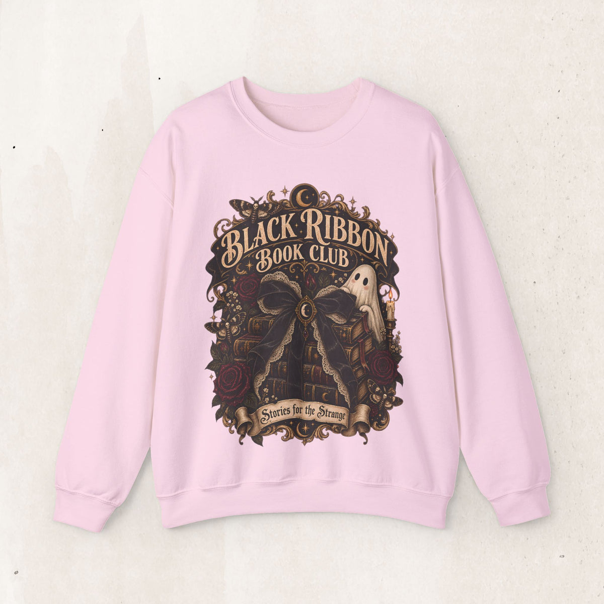 Black Ribbon Book Club Crewneck Sweatshirt