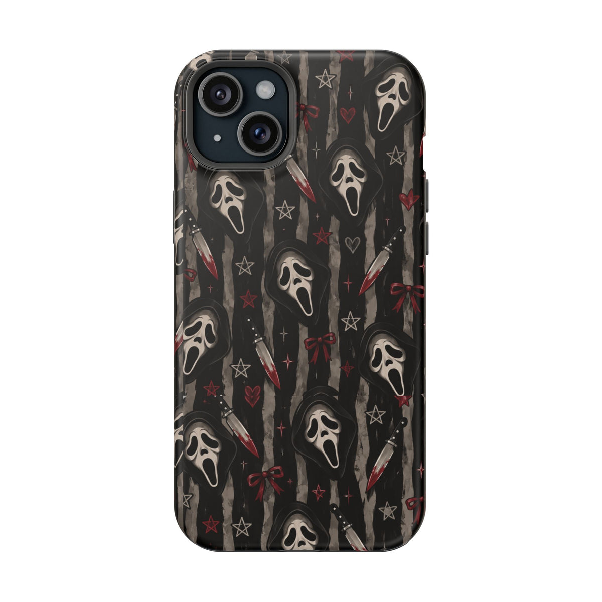 Ghostface Pattern iPhone Case, alternate view