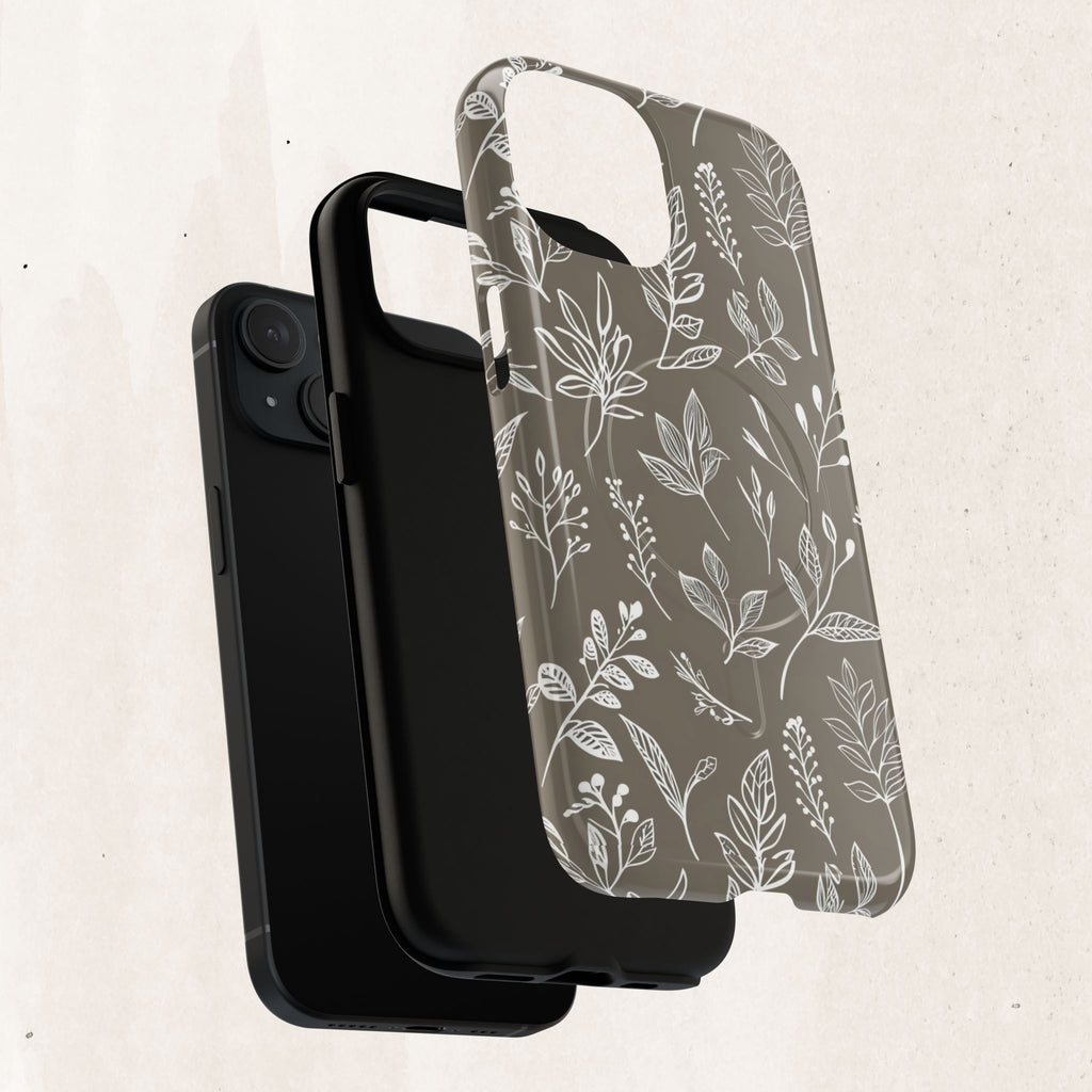 Botanical Leaf Tough Magnetic Phone Case