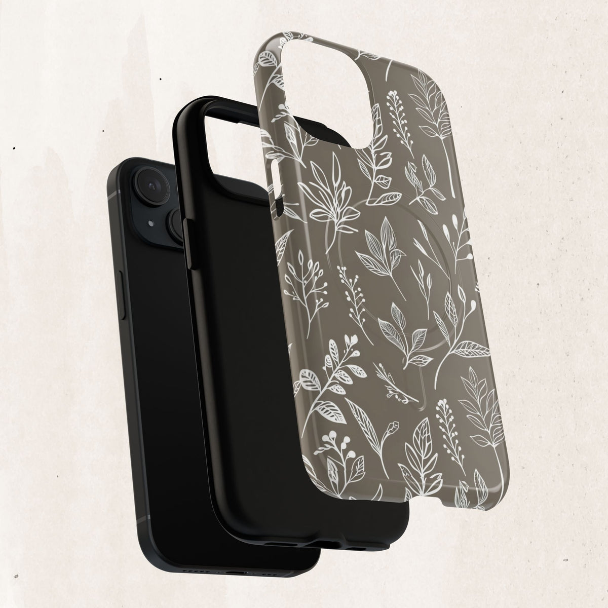 Botanical Leaf Tough Magnetic Phone Case