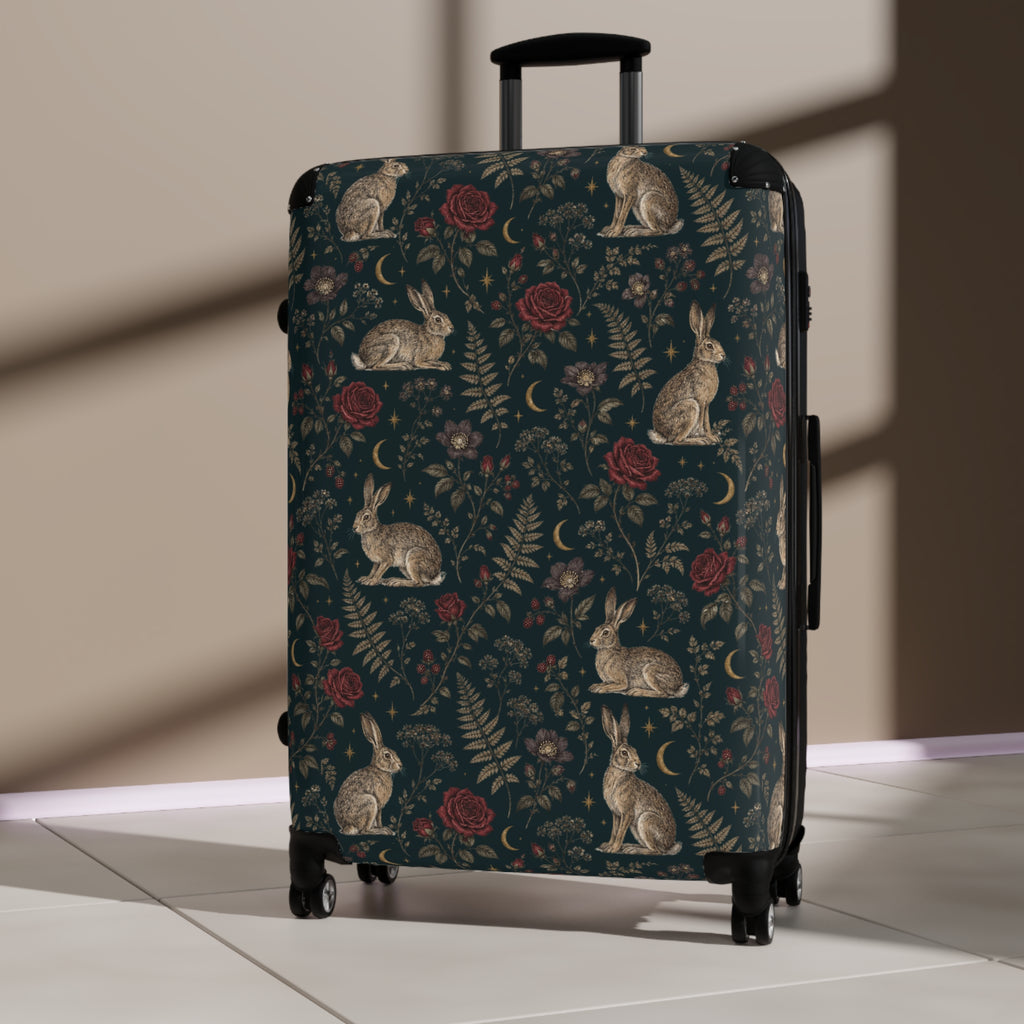 Vintage Rabbit & Rose Luggage