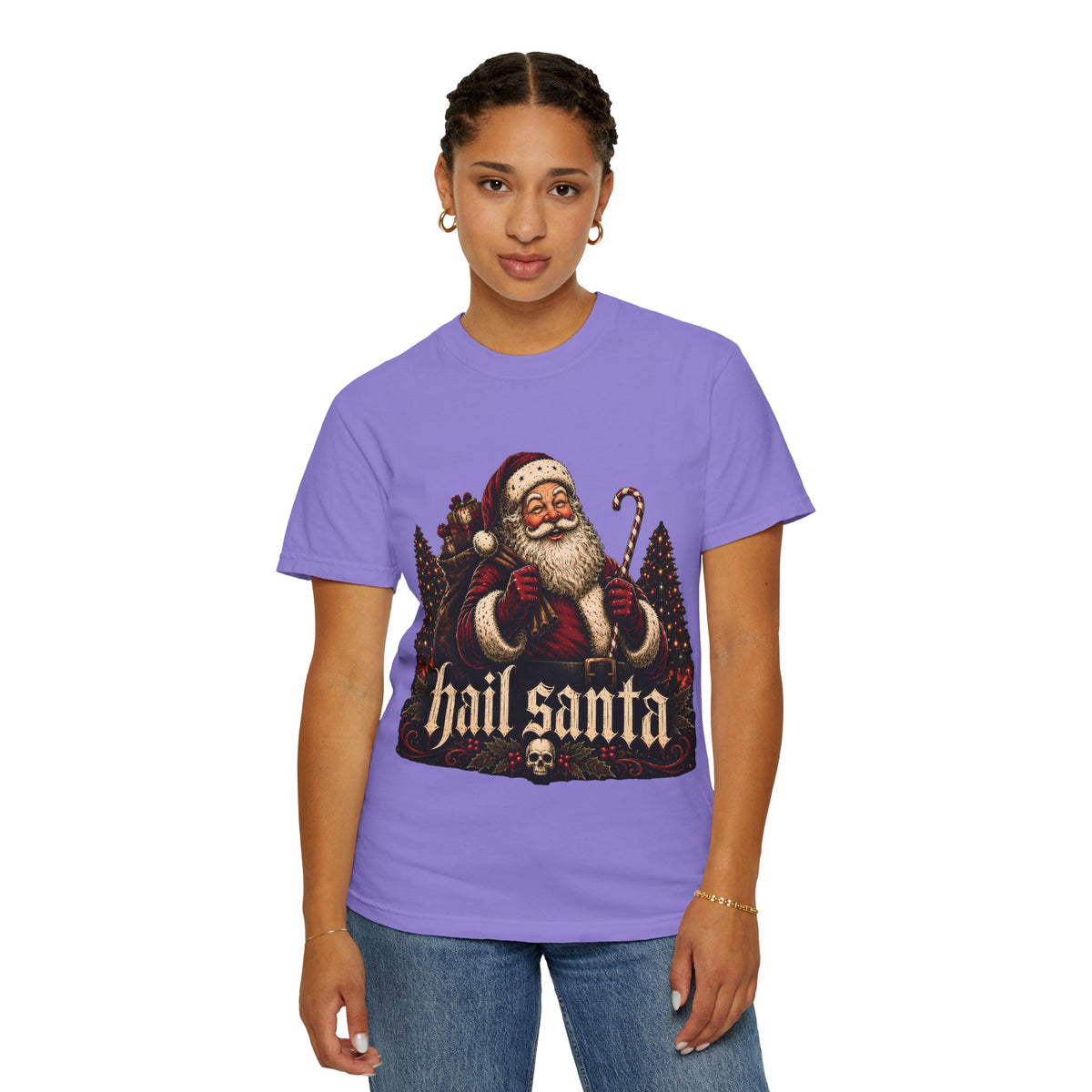 Hail Santa Vintage Graphic Tee