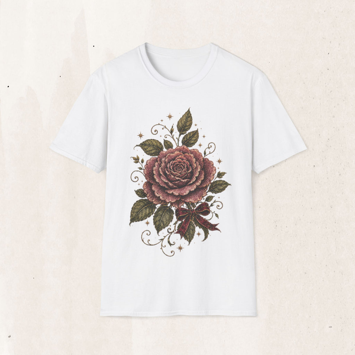 Floral Vintage Rose Tee