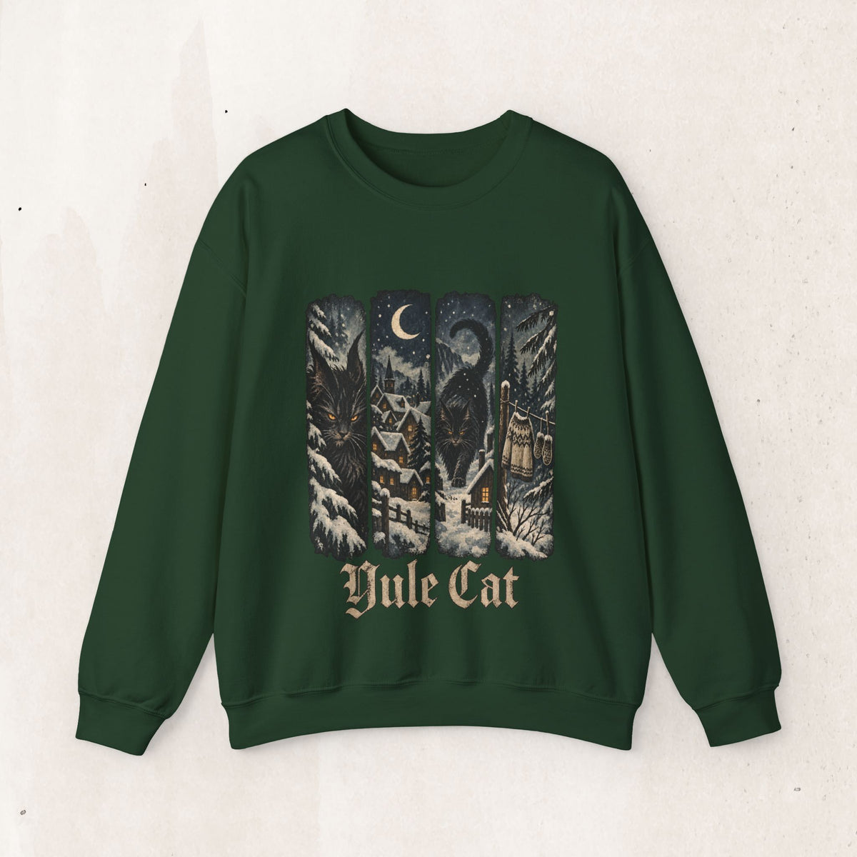 Yule Cat Christmas sweatshirt