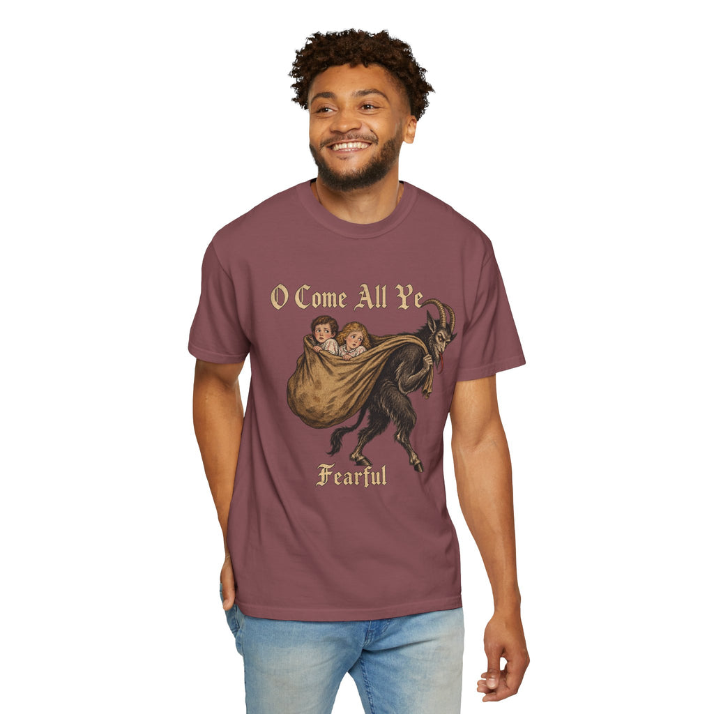 Vintage Krampus Christmas Tee Printify