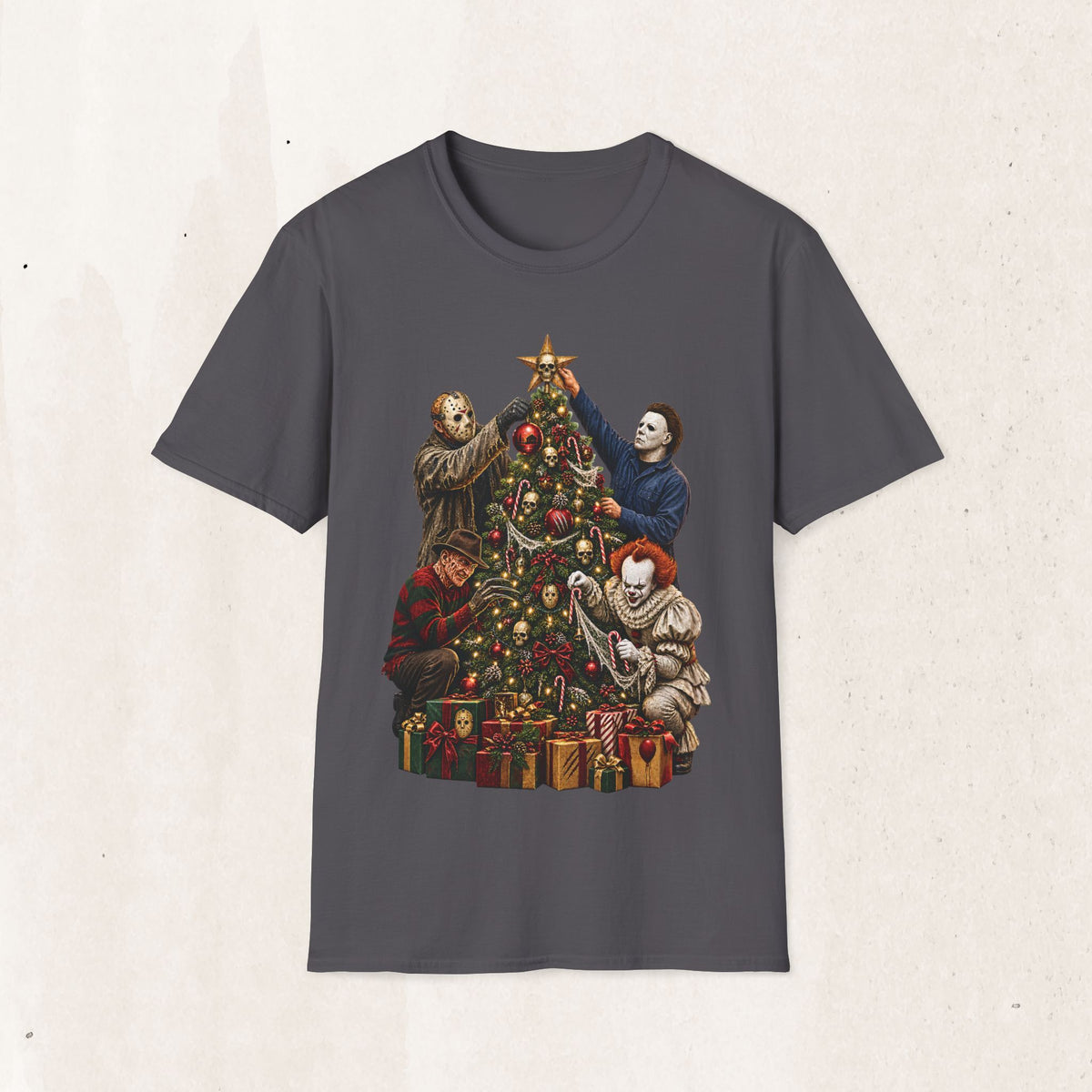 Horror Icons Christmas Tee