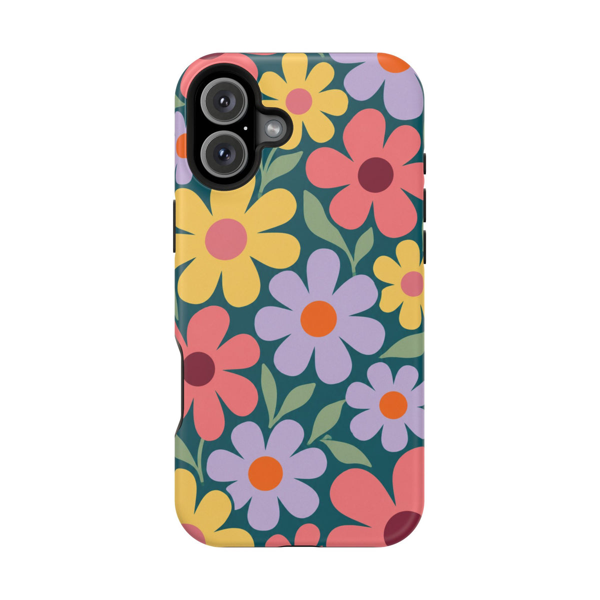 Retro Floral Phone Case, alternate view