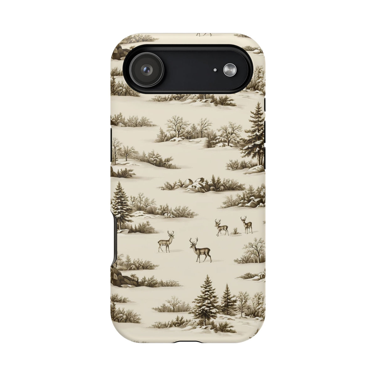 Deer & Pine Woodland Magnetic Phone Case, alternate view