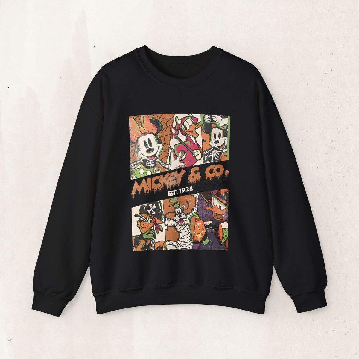 Mickey & Co. Vintage Cartoon Crewneck Sweatshirt – photo 2