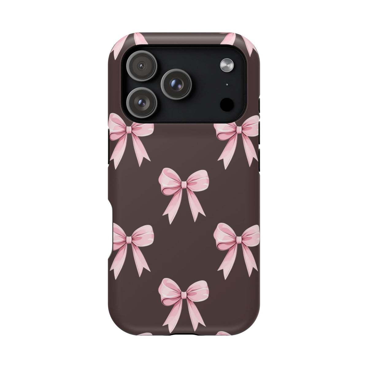 Pink Ribbon Bow Magnetic Phone Case, alternate view