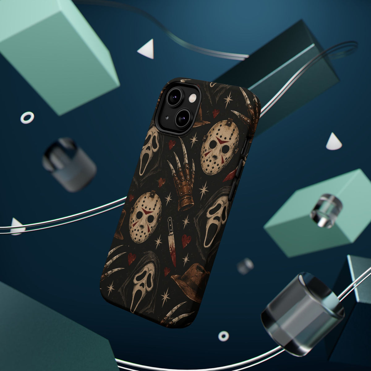 Horror Icons Magnetic Phone Case, alternate view