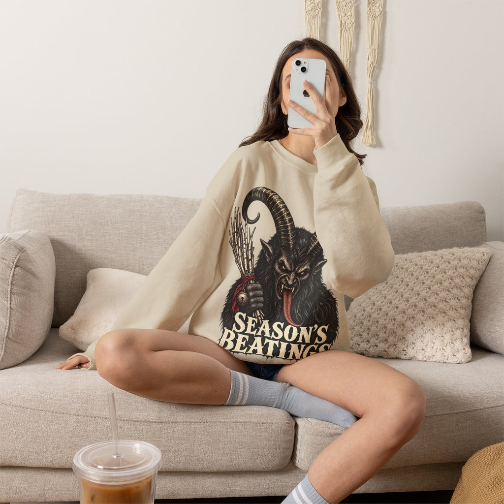 Krampus Christmas Crewneck Sweatshirt