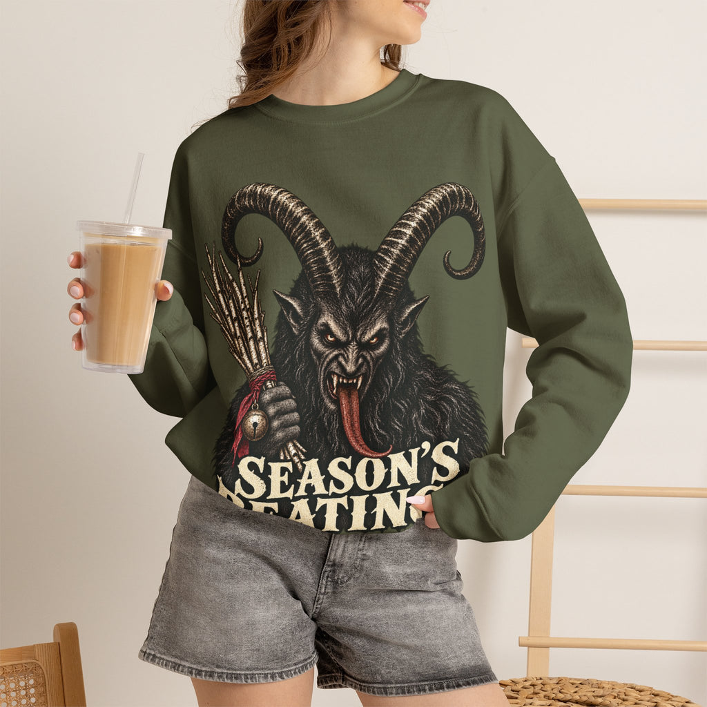 Krampus Christmas Crewneck Sweatshirt