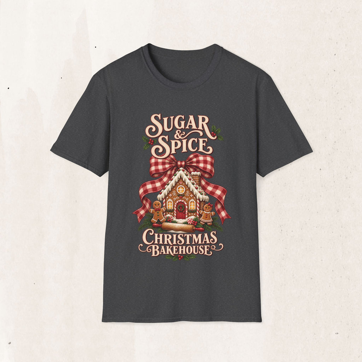 Sugar & Spice Gingerbread Christmas Tee